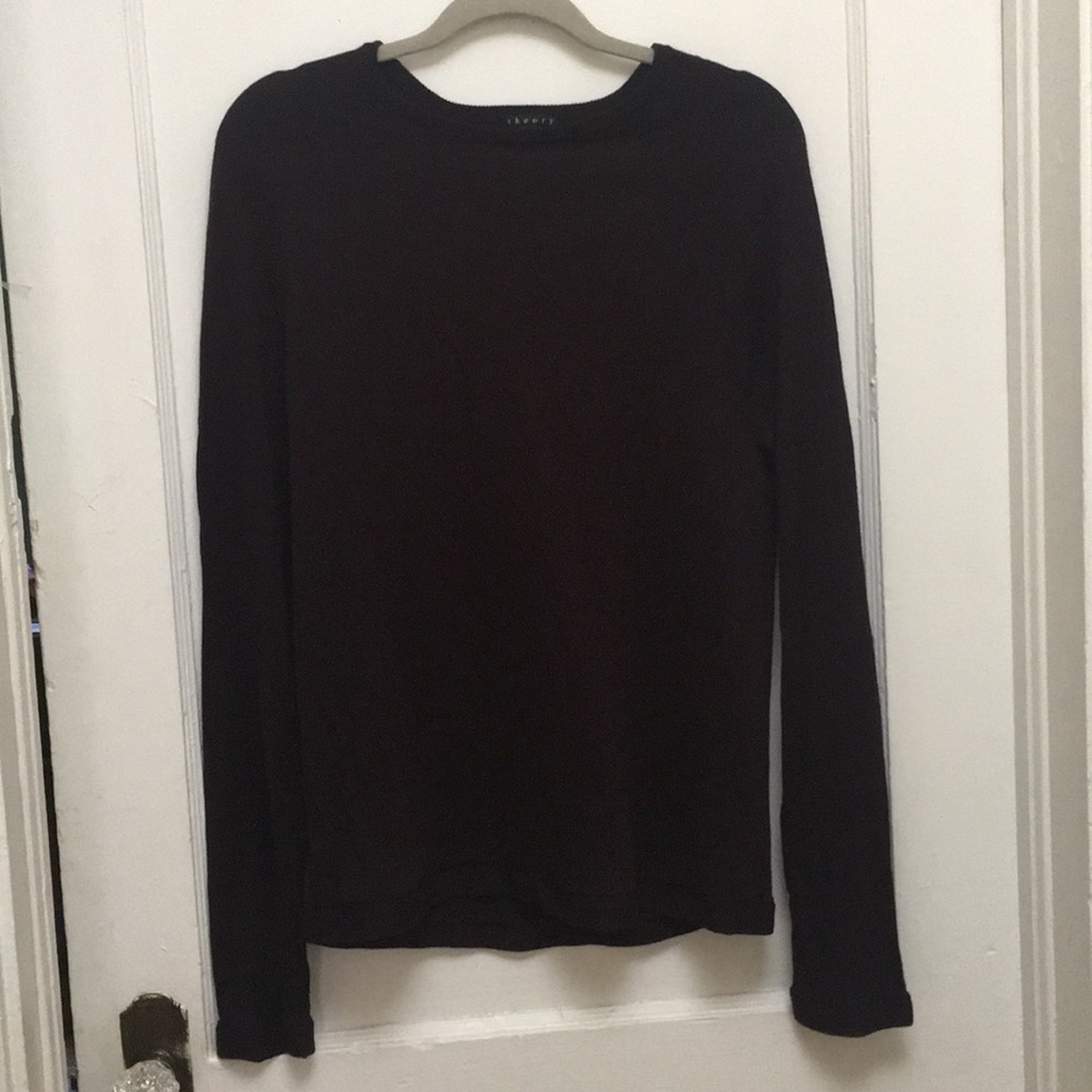 Plum colored Theory sweater